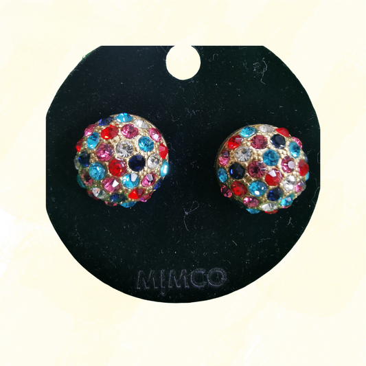 Mimco Arcade Stud RRP $89.95 - Gold/Multi