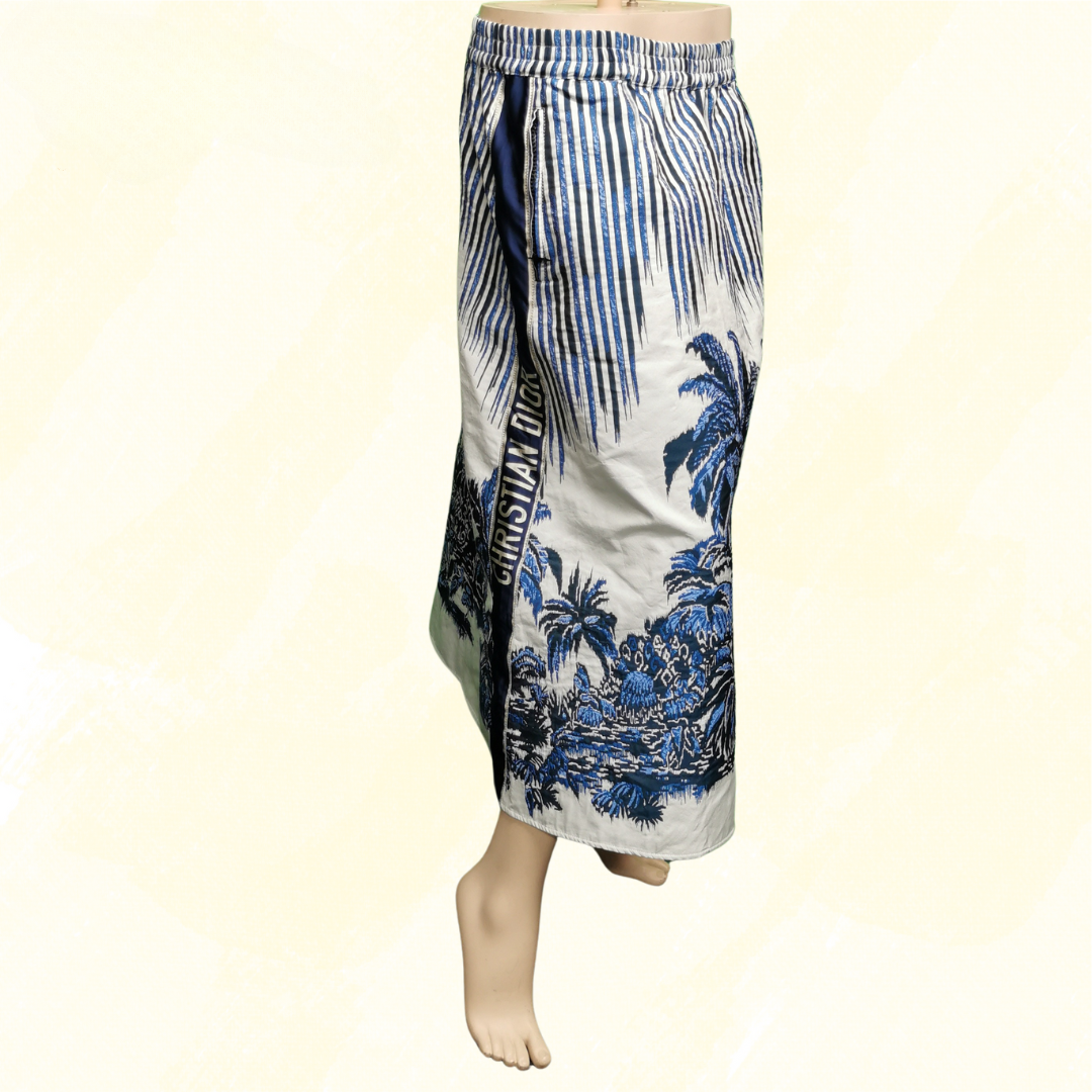 Christian Dior Skirt - Size 12 - Palm Print