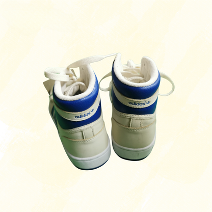 Adidas Originals Top Ten Basketball Shoes - 6 - White/Blue