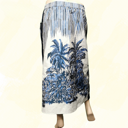 Christian Dior Skirt - Size 12 - Palm Print